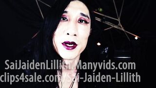 Vampire Lover Devotion (Solo Snatch JOI Teaser) with SaiJaidenLillith