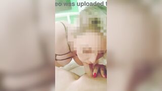 Wife Ker giving a great oral job-job to her husband's friend.
