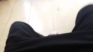 Jacking off huge explosion at end
