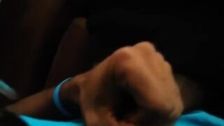 Jacking off huge explosion at end