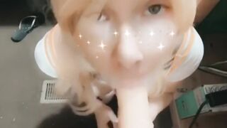 Sailor Venus POV Oral sex-job and Titty Bang