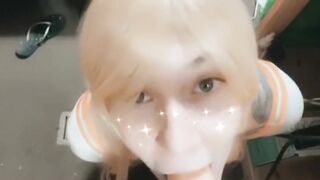 Sailor Venus POV Oral sex-job and Titty Bang