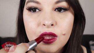 Fascinating POV Red Lipstick Kisses With MAC Dare YOU - Sydney Screams