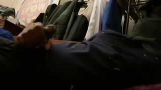 Bussing a nut while i watch my cutie masturbate