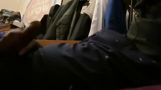 Bussing a nut while i watch my cutie masturbate