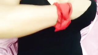 my first time solo fingering and cream pie