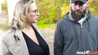 PickupClub - Busty German Teacher Kathy Deep Lost And Fucked In The Car