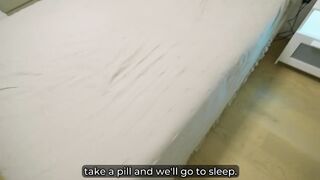 Step Mamma Shares Couch with Step Son - Accidental Viagra Pill Taboo Bang!
