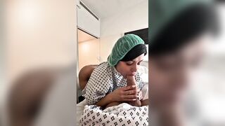Fucking a Patient At The Hospital And Cumming Inside Her Pussy