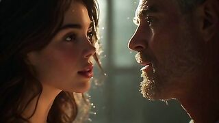 18 year old teen girl fucked by 60 year grand-dad in His car Female moaning real sex Ai generated voice over