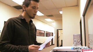 Cougar boss fucks the new intern