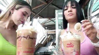 HOT SEXY LATINAS HAVE SEX IN A MALL BATH!!! - MAY HERNANDEZ