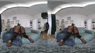 VR Porn - African Ebony Angel Zaawaadi Solo Fingering Her Black Snatch In Hot Lingerie