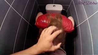 Big Natural Ass French Angel Fucked Hard in Nightclub Throne-room.