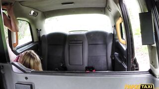FakeTaxi - Blonde Welsh mum with amazing melons gets dirtier than a plasterers radio in the world famous fake taxi