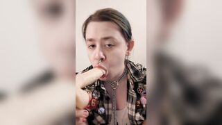 Trans Emo Gal Does Anal