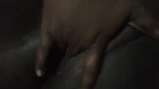 Super juicy ebony fucking herself ONCE MORE!