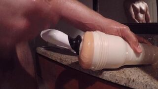 Sliding my hard cock in and out of your oozing wet cunt... massive spunk fountain