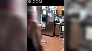 Marvelous golden-haired wife makes boring hot .