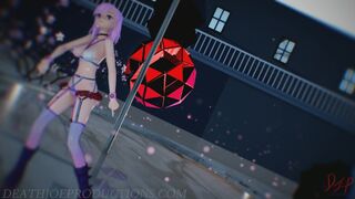 MMD SFW Pink Misaka - Hibikase 1103