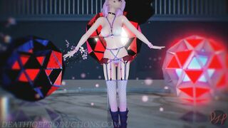 MMD SFW Pink Misaka - Hibikase 1103