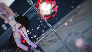 MMD SFW Pink Misaka - Hibikase 1103