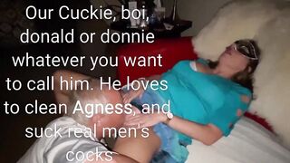 Cuck Queen cheerful by Bull