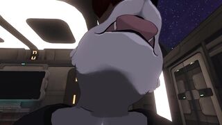Space Raccoon Butt Invasion - POV Furry Sex