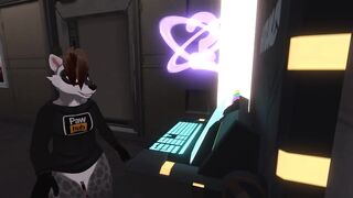 Space Raccoon Butt Invasion - POV Furry Sex
