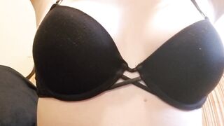 Playing with my pierced tits